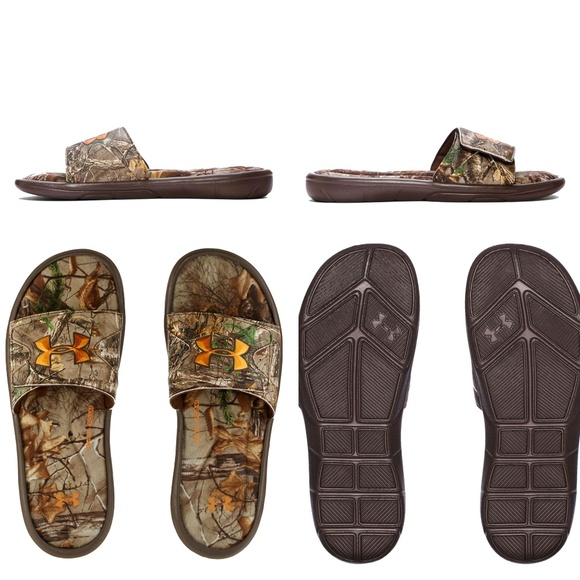 under armour ignite camo slides